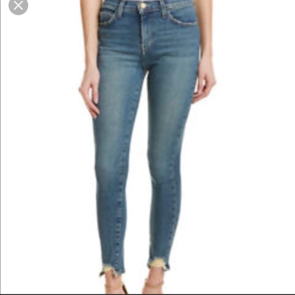 Current/Elliot the super high waist stiletto jeans